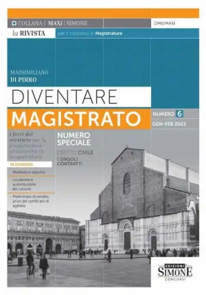 Diventare Magistrato 6 Genfeb 2023 fronte