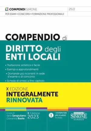 Compendio Diritto Enti Locali 10ed. fronte