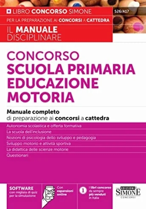 Concorso Scuola Primaria Ed.motoria 2023 fronte