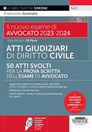 Esame Avvocato Tracce Atti Giud.civile fronte