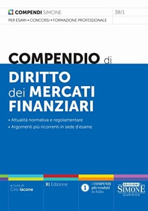 Compendio Diritto Mercati Finanz.11ed. fronte