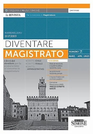 Diventare Magistrato 7 Marapr 2023 fronte