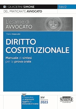 Esame Avvocato Diritto Costituzionale fronte