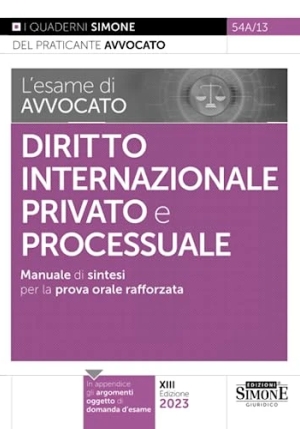 Esame Avvocato Diritto Int.le Privato fronte