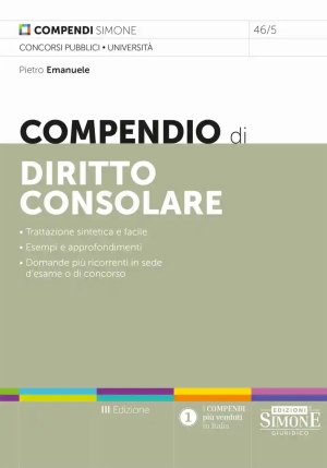 Compendio Diritto Consolare 3ed. fronte