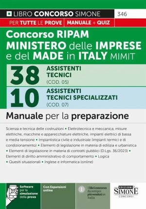 38 Assistenti Tecnici Min.imprese fronte