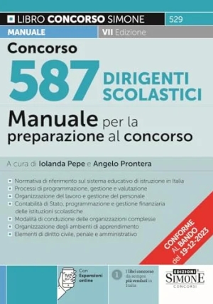 587 Conc.dirigente Scolastico Manuale fronte