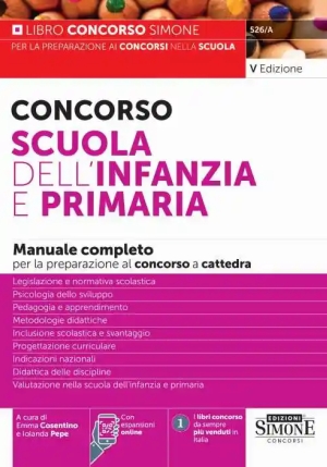 Concorso Scuola Infanzia E Primaria 5ed. fronte