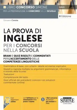 Prova Di Inglese Concorsi Scuola 2ed. fronte