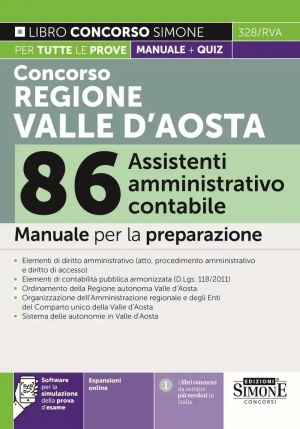 86 Assistenti Amministrativo Contabili - Valle D'aosta - Manuale fronte