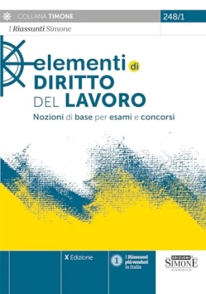 Elementi Diritto Del Lavoro 10ed. fronte