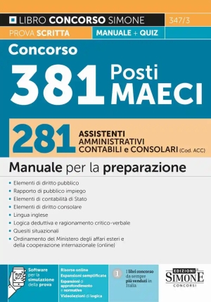 281 Assistenti Amm.vi Contabili Maeci fronte