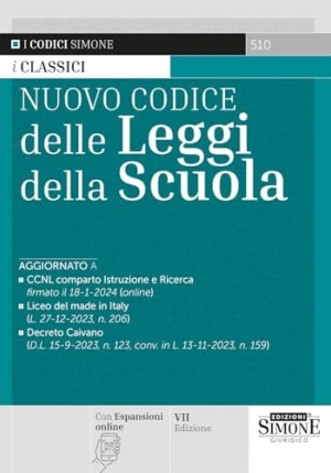 Nuovo Codice Leggi Della Scuola 7ed.2024 fronte