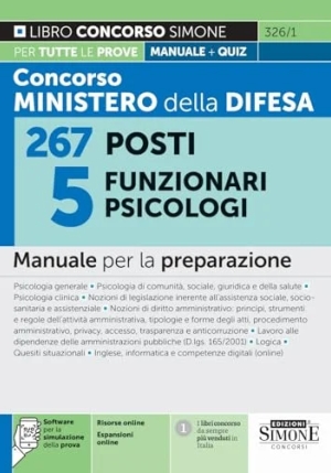 267 Ministero Difesa 5 Fun. Psicologi fronte