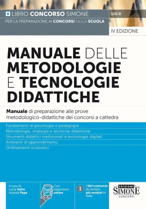 Manuale Metodologie E Tecnol.didattiche fronte