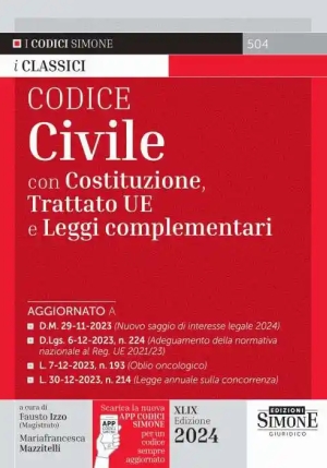 Codice Civile 2024 49ed. Leggi Compl. fronte