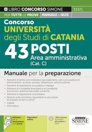 43 Area Amm.va Cat.c Universita' Catania fronte