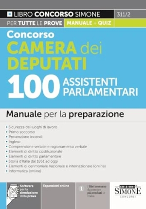 100 Assistenti Parlamentari C. Deputati fronte