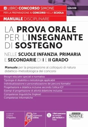 Prova Orale Insegnante Sostegno Infanzia fronte