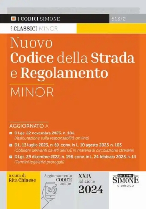 Nuovo Codice Strada E Regolam.24ed.2024 fronte