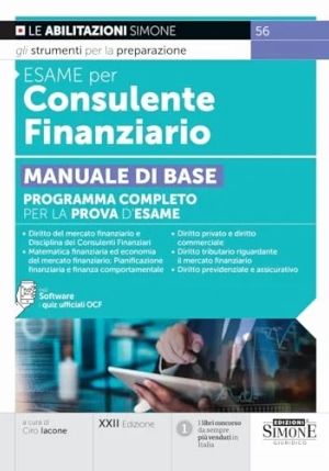 Esame Consulente Finanziario Manuale fronte