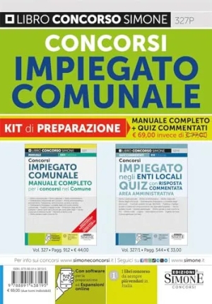 Kit Impiegato Comunale 2024 2vol. fronte