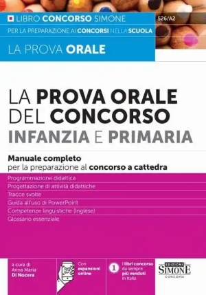 Prova Orale Conc.infanzia Primaria 2024 fronte