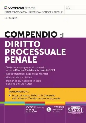 Compendio Diritto Processuale Penale 36e fronte