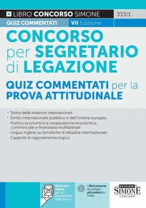 Concorso Segretario Di Legazione 7ed. fronte