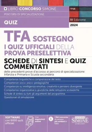 Tfa Sostegno Quiz Ufficiali Prova Presel fronte