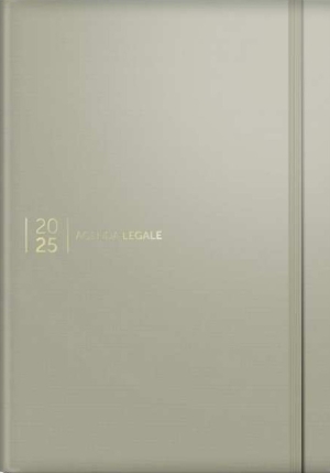 Agenda Legale 2025 Silk Gray fronte