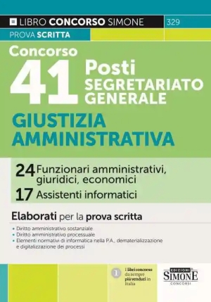 41 Segretariato Gen.giustizia Amm.va fronte