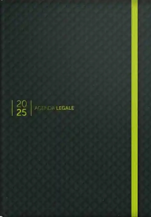 Agenda Legale 2025 Neon Green fronte