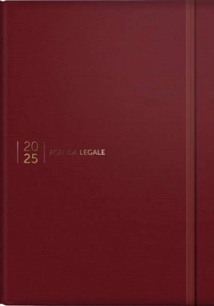 Agenda Legale 2025 Cherry Red fronte