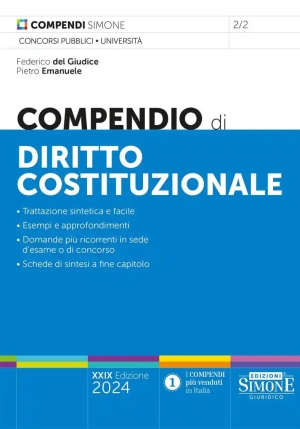 Compendio Diritto Costituzionale 29ed. fronte