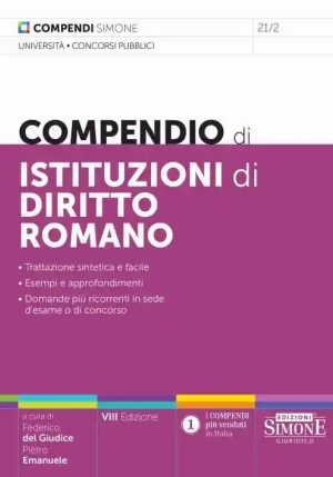 Compendio Istituzioni Diritto Romano 8ed fronte