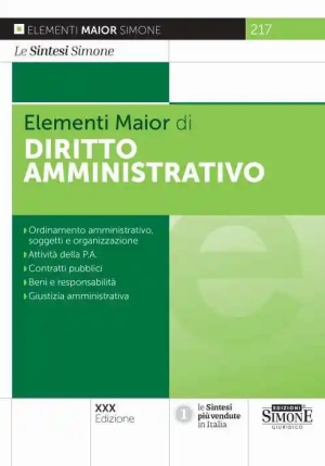 Elementi Maior Dir.amministrativo 30ed. fronte