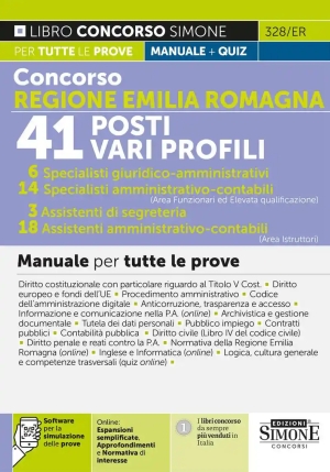 Concorso Emilia Romagna 41 Posti Vari fronte