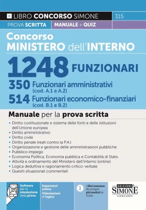 1248 Funz.min.interno 350 Amm.vi 514 Eco fronte