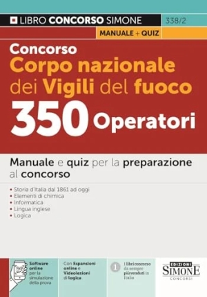 350 Operatori Vigili Del Fuoco fronte