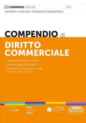 Compendio Diritto Commerciale 26ed. fronte