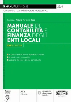 Manuale Contabilita' E Finanza Enti Loc. fronte