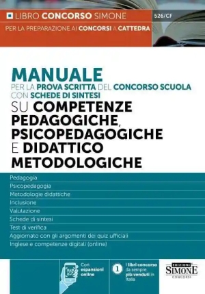 Manuale Competenze Pedagociche Psicoped. fronte