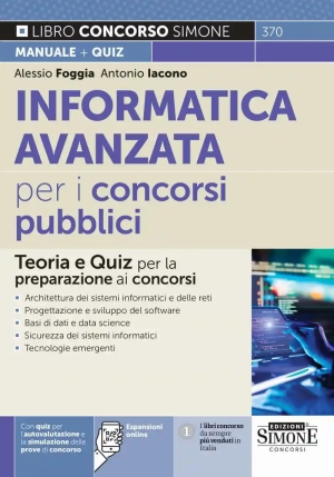 Informatica Avanzata - Concorsi Pubblici - Teoria + Quiz fronte