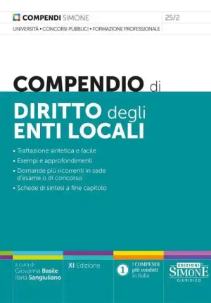 Compendio Diritto Enti Locali 11ed. fronte