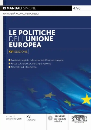 Politiche Dell'unione Europea 16ed. fronte