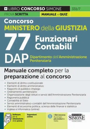 77 Funzionari Dap Min.giustizia 2024 fronte