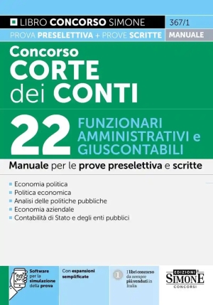 22 Funzionari Giuscontabili - Corte Dei Conti - Manuale fronte