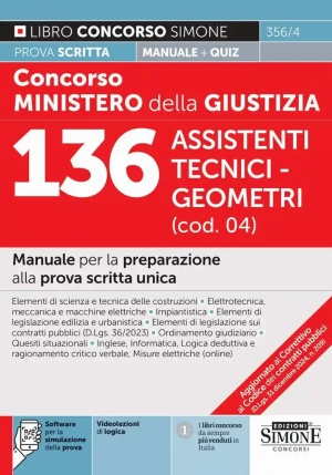 136 Assistenti Tecn.geometri Min.giustiz fronte