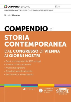 Compendio Storia Contemporanea 8ed. fronte